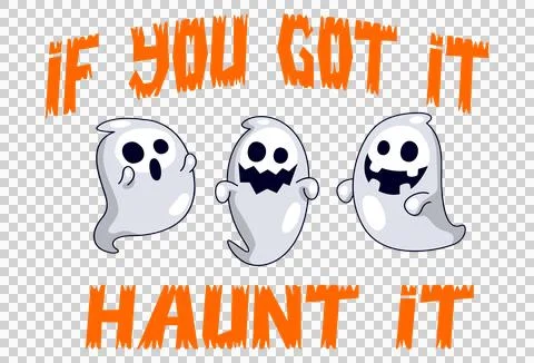 Ghost Cute  Stock Illustration