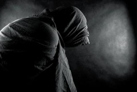 Ghost in the dark Stock-Fotos