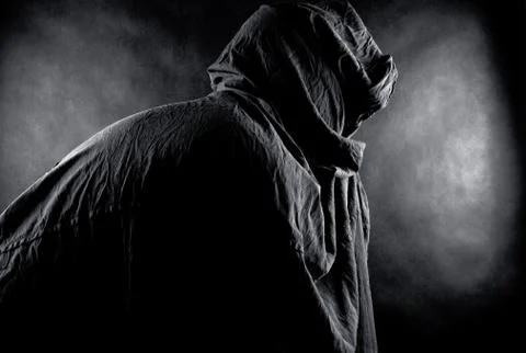 Ghost in the dark 스톡 사진