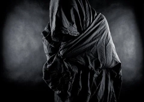 Ghost in the dark 스톡 사진