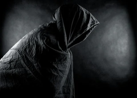 Ghost in the dark Stockfoto's