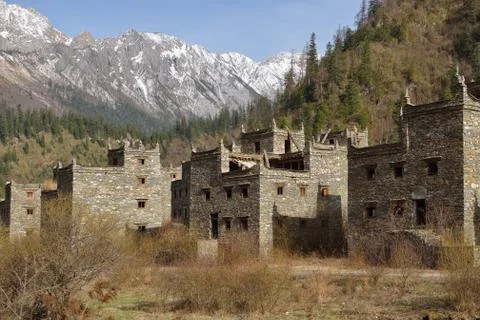 Ghost district. Foto stock