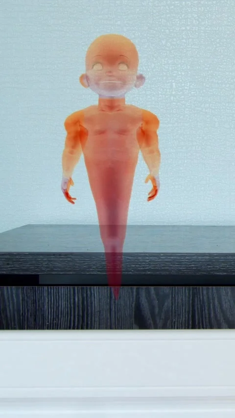 Ghost Emerge From the Drawer Stock Footage 280707539