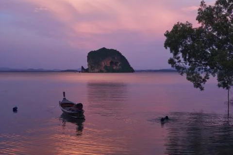 Ghost Face Island Stock Photos
