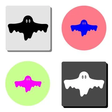 Ghost. flat vector icon Stock Illustration