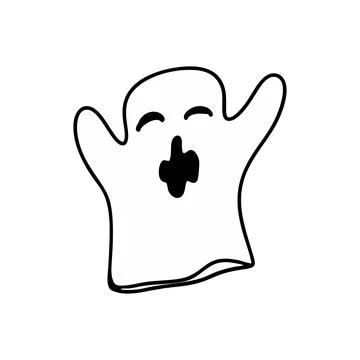 A ghost is a ghost Stock Illustration