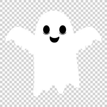 Ghost Halloween cute Stock Illustration