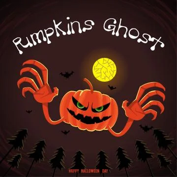 Ghost of halloween Stock Illustration