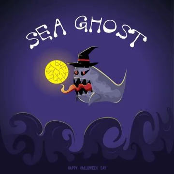Ghost of halloween Stock Illustration