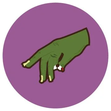 Ghost Hand Stock-Illustration