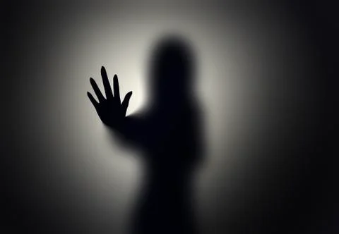 Ghost hand woman version Stockillustratie