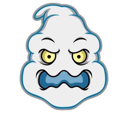 Ghost Head Stock Illustration