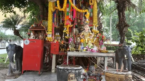 Ghost House Thailand Stock Footage 48833332