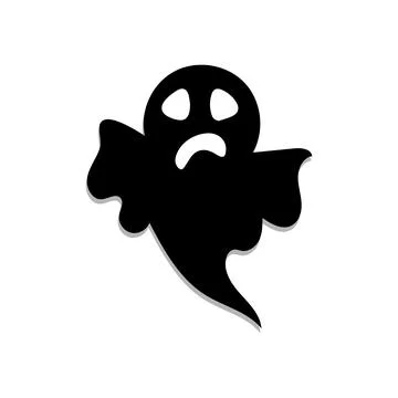 Ghost icon design, Scary ghosts design, Halloween characters  icons Stock Illustration