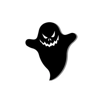 Ghost icon design, Scary ghosts design, Halloween characters  icons Stock Illustration