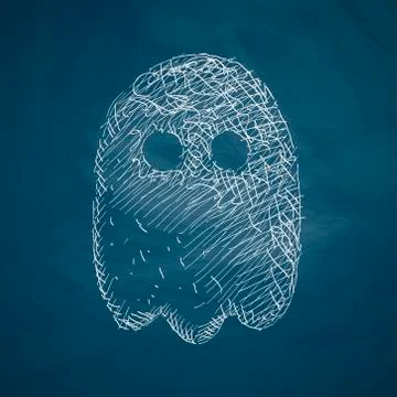 Ghost icon Stock Illustration