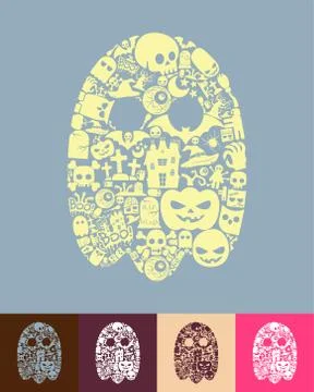 Ghost icon Illustrazione stock