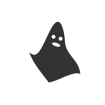 Ghost icon isolated on white background,Vector illustration Stock Illustration