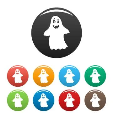 Ghost icon, simple style 스톡 일러스트