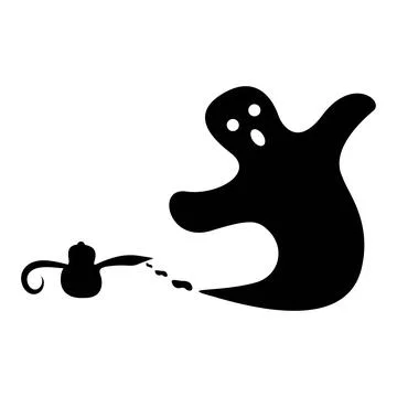 Ghost icon vector illustration Stock Illustration