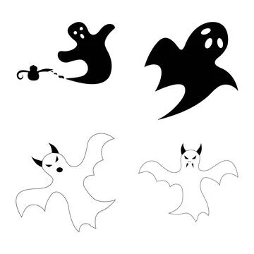 Ghost icon vector illustration Stock Illustration