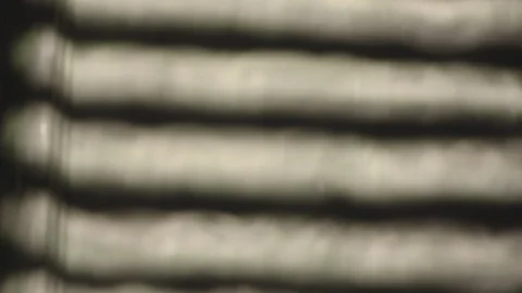 Ghost light appears as door ripples Stock Footage 88924828