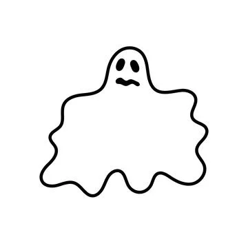Ghost logo icon vector template Stock Illustration