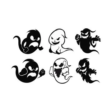 Ghost logo inspiration Stock Illustration
