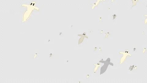 Ghost Particles Seamless Motion with Alpha Channel Stock Footage 313284855