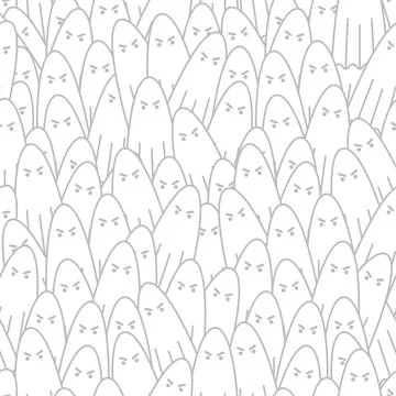 Ghost Pattern seamless. spook Background. halloween texture 스톡 일러스트