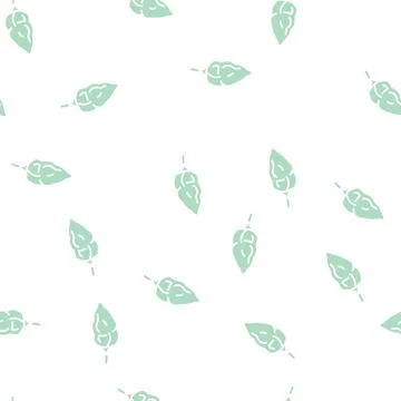 Ghost pepper glyph seamless pattern Stock Illustration