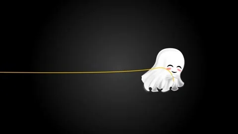 Ghost pull Big Sale text with a rope animation Stock Footage 246063367