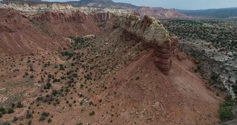 Ghost Ranch Canyons Stock Footage