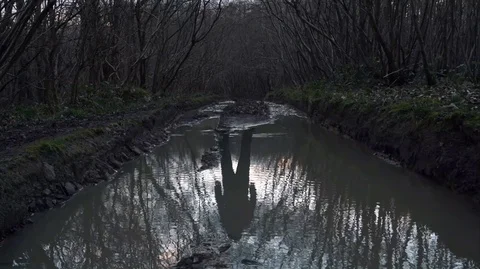 Ghost reflection Stock Footage 126161510