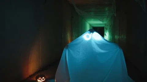 Ghost Rising In The Night 写真素材