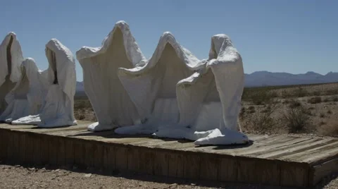 Ghost Sculpture Stock Footage 41603414