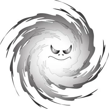 Ghost-Severity Stock Illustration