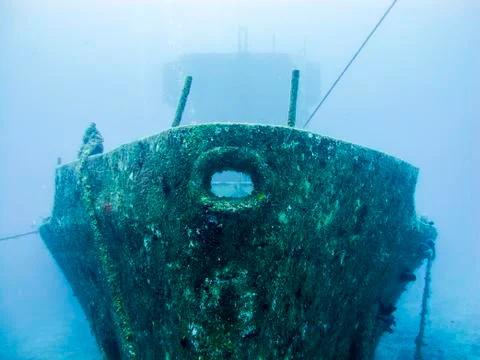 Ghost ship Stockfoto's