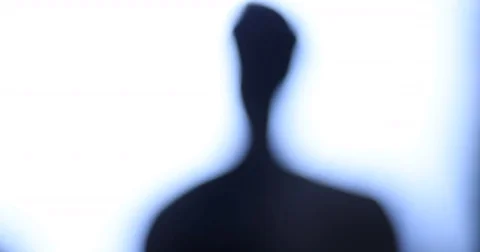 Ghost Silhouette shadow Stock Footage 83785384