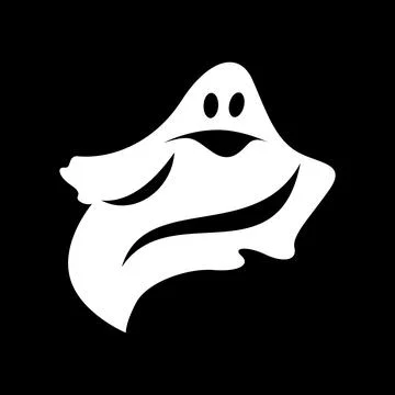 Ghost simple icon Stock Illustration