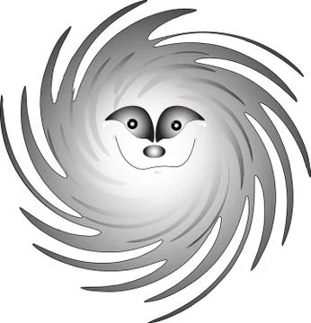 Ghost smile Stock Illustration