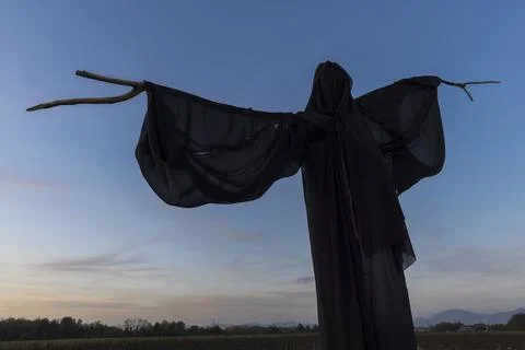 Ghost at sunset Foto stock