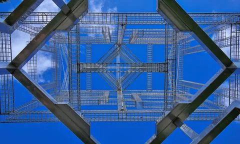 Ghost Tower Sky Upwards Stock Photos