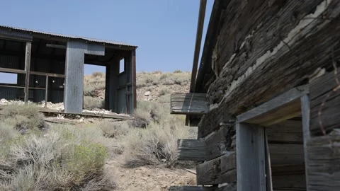 Ghost Town B-Roll Slider Shots with Shallow Depth of Field - 05 Stock Footage 200804680