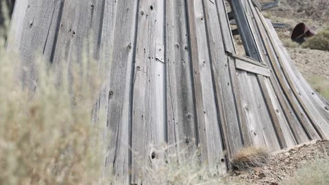 Ghost Town B-Roll Slider Shots with Shallow Depth of Field - 08 Stock Footage 200805266