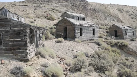 Ghost Town B-Roll Slider Shots with Shallow Depth of Field - 03 Stock Footage 200809623