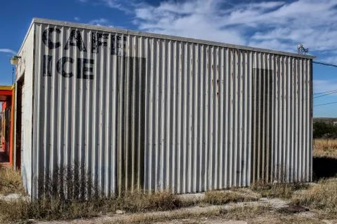 Ghost town building Stock Photos