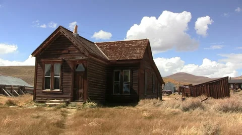 Ghost town buildings Stock Footage 925507