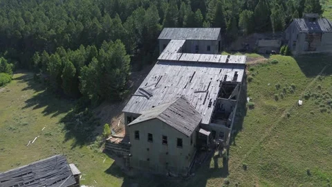 Ghost town of Comet Montana Stock Footage 319140409