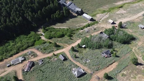 Ghost town of Comet Montana Stock Footage 319172745
